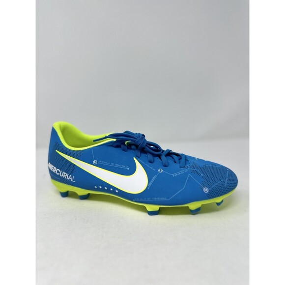 Nike Mercurial Vapor Neymar Blue Volt Soccer Cleats Men\'s 8 US 921511-400 NEW